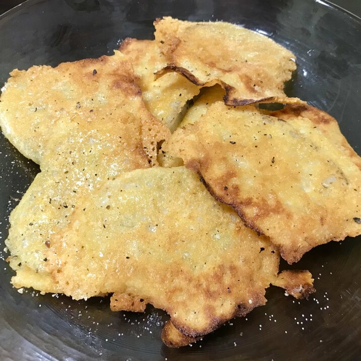 おつまみに♪パリパリ蓮根チーズ焼き